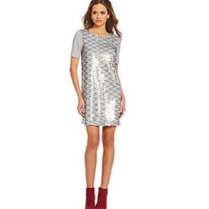 Gianni Bini dazzle dazzle sequin short sleeve party dress